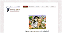 Desktop Screenshot of hurstanimalclinic.com